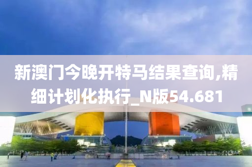 新澳门今晚开特马结果查询,精细计划化执行_N版54.681