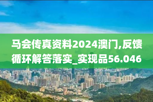 马会传真资料2024澳门,反馈循环解答落实_实现品56.046