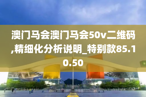 澳门马会澳门马会50v二维码,精细化分析说明_特别款85.10.50