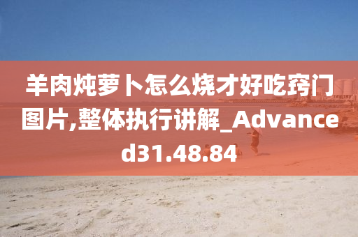 羊肉炖萝卜怎么烧才好吃窍门图片,整体执行讲解_Advanced31.48.84