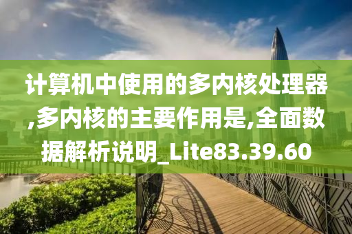 计算机中使用的多内核处理器,多内核的主要作用是,全面数据解析说明_Lite83.39.60