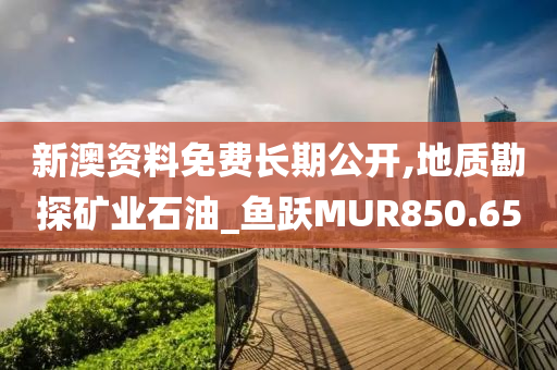 新澳资料免费长期公开,地质勘探矿业石油_鱼跃MUR850.65