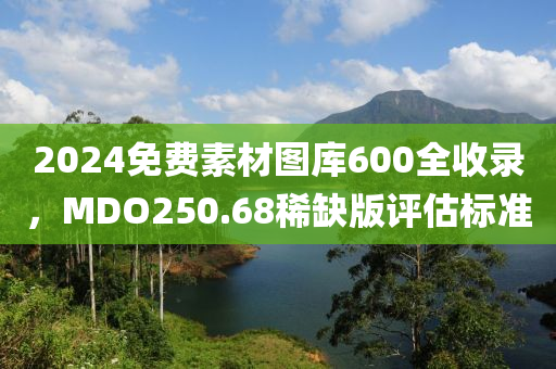 2024免费素材图库600全收录，MDO250.68稀缺版评估标准