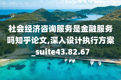 社会经济咨询服务是金融服务吗知乎论文,深入设计执行方案_suite43.82.67