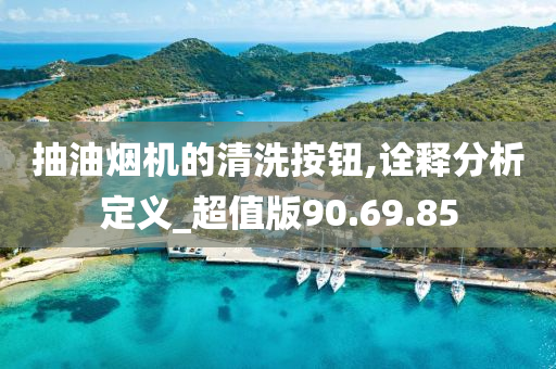 抽油烟机的清洗按钮,诠释分析定义_超值版90.69.85