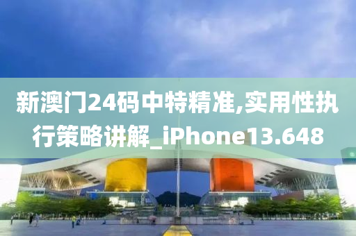 新澳门24码中特精准,实用性执行策略讲解_iPhone13.648