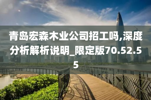 青岛宏森木业公司招工吗,深度分析解析说明_限定版70.52.55