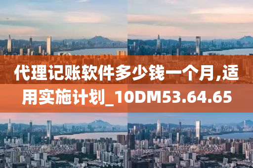 代理记账软件多少钱一个月,适用实施计划_10DM53.64.65