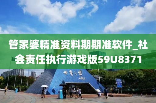 管家婆精准资料期期准软件_社会责任执行游戏版59U8371