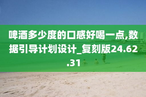 啤酒多少度的口感好喝一点,数据引导计划设计_复刻版24.62.31