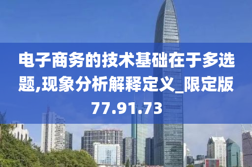 电子商务的技术基础在于多选题,现象分析解释定义_限定版77.91.73