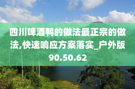 四川啤酒鸭的做法最正宗的做法,快速响应方案落实_户外版90.50.62