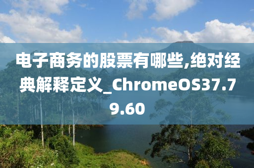 电子商务的股票有哪些,绝对经典解释定义_ChromeOS37.79.60