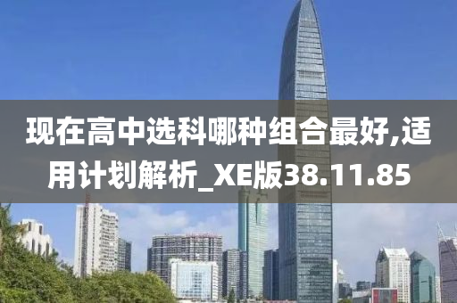 现在高中选科哪种组合最好,适用计划解析_XE版38.11.85