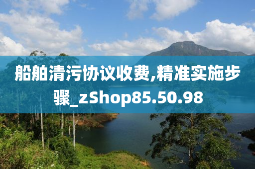 船舶清污协议收费,精准实施步骤_zShop85.50.98