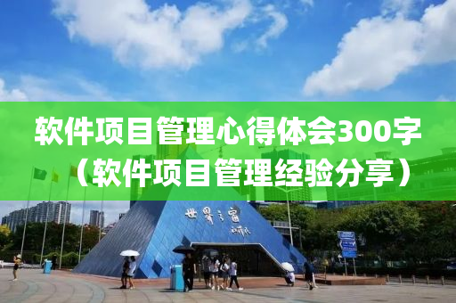 软件项目管理心得体会300字（软件项目管理经验分享）