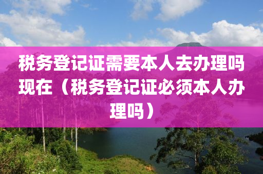 税务登记证需要本人去办理吗现在（税务登记证必须本人办理吗）