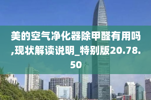 美的空气净化器除甲醛有用吗,现状解读说明_特别版20.78.50