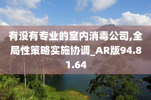 有没有专业的室内消毒公司,全局性策略实施协调_AR版94.81.64