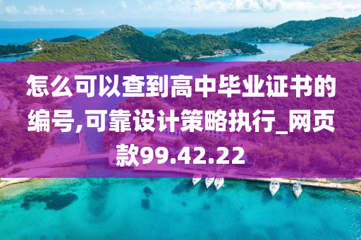 怎么可以查到高中毕业证书的编号,可靠设计策略执行_网页款99.42.22