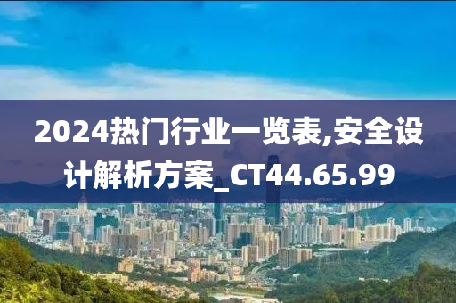 2024热门行业一览表,安全设计解析方案_CT44.65.99