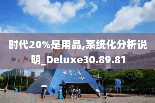 时代20%是用品,系统化分析说明_Deluxe30.89.81