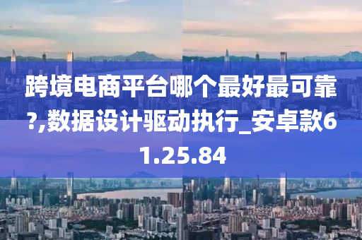 跨境电商平台哪个最好最可靠?,数据设计驱动执行_安卓款61.25.84