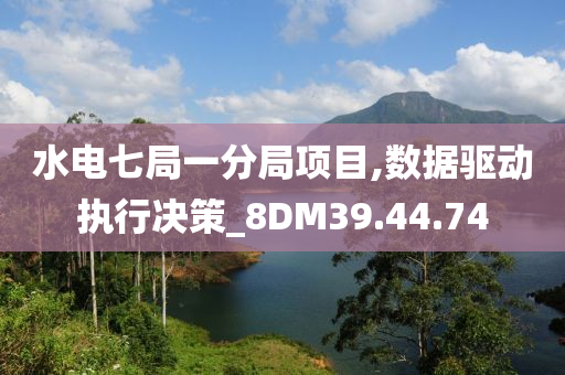 水电七局一分局项目,数据驱动执行决策_8DM39.44.74