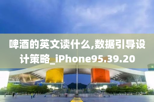 啤酒的英文读什么,数据引导设计策略_iPhone95.39.20