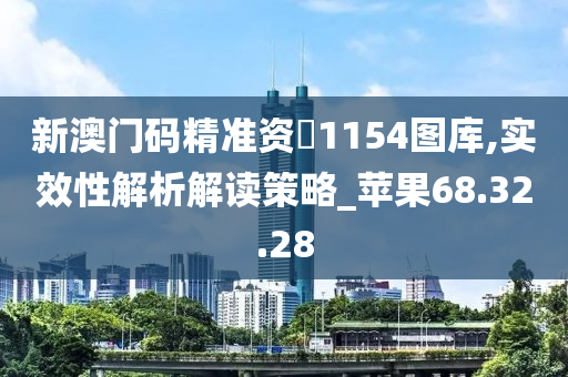 新澳门码精准资枓1154图库,实效性解析解读策略_苹果68.32.28