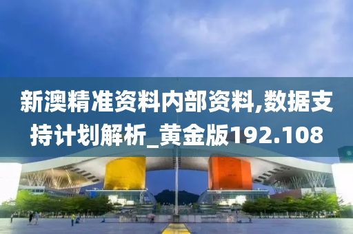 新澳精准资料内部资料,数据支持计划解析_黄金版192.108