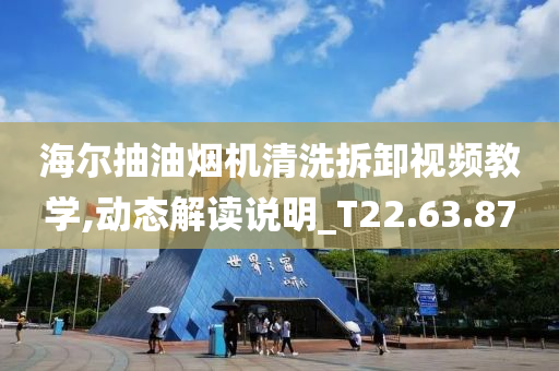 海尔抽油烟机清洗拆卸视频教学,动态解读说明_T22.63.87