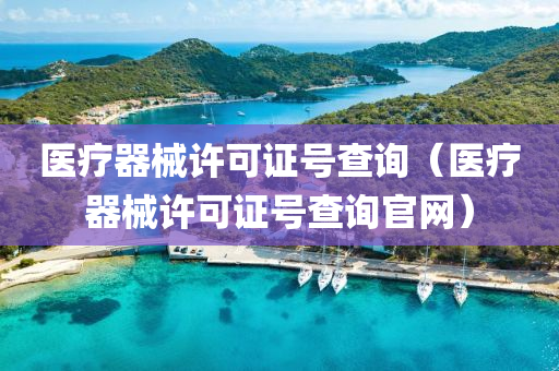 医疗器械许可证号查询（医疗器械许可证号查询官网）