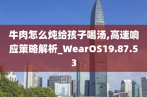 牛肉怎么炖给孩子喝汤,高速响应策略解析_WearOS19.87.53